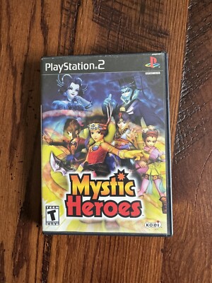 Mystic Heroes (Sony PlayStation 2, 2002) CIB, Reg Card Mint Disk Unplayed  40198001205|