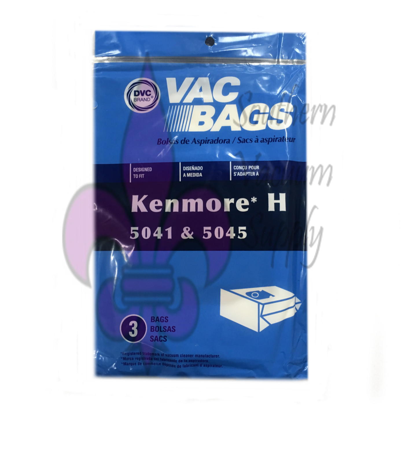 Kenmore Type H Canister Style Vacuum Bags For Models 5041, 5045, 20