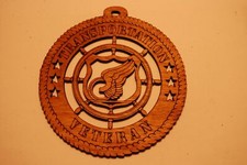 TRANSPORTATION VETERAN LASER CUT ORNAMENT
