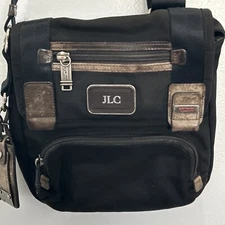 Tumi 22306HKH Alpha Bravo Barstow Crossbody Shoulder Bag Nylon Leather Magnetic