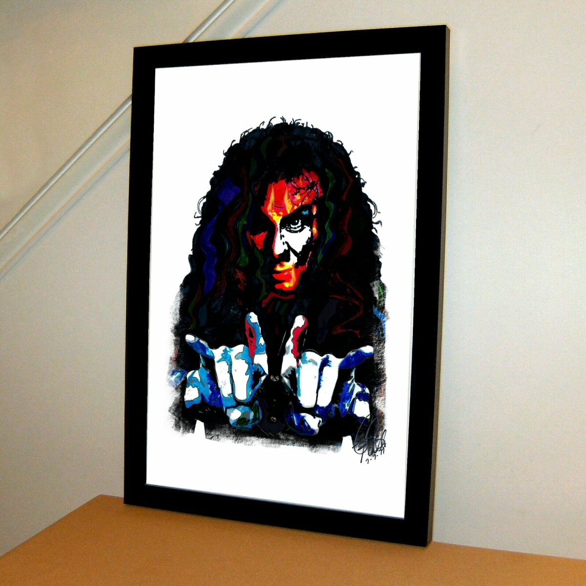 Ronnie James Dio Singer Heavy Metal Music Poster Print Wall Art