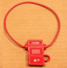 25 18 GAUGE ATC FUSE HOLDER IN-LINE AWG WIRE COPPER 12 VOLT WITH HINGED COVER