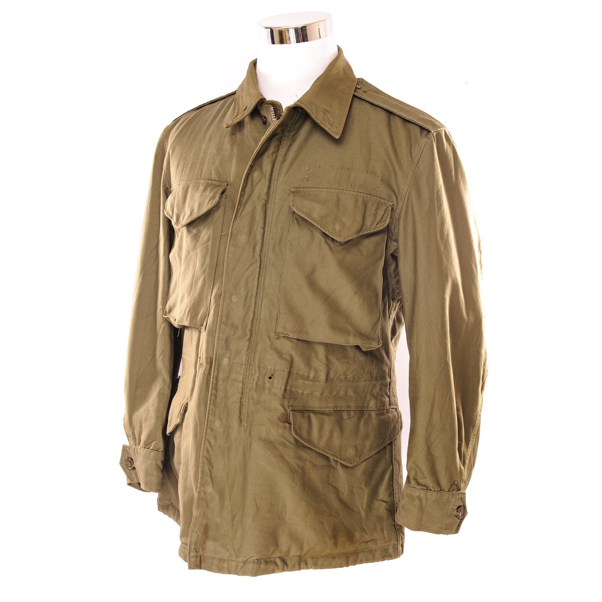 VINTAGE US ARMY M-1951 M51 FIELD JACKET 1950S KOREAN WAR SIZE 