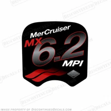 Fits Mercruiser MX 6.2 MPi Decal