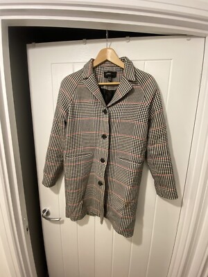 Mango Casual Ladies Jacket Black,White,Red. UK Size XS. Gd Condition.
