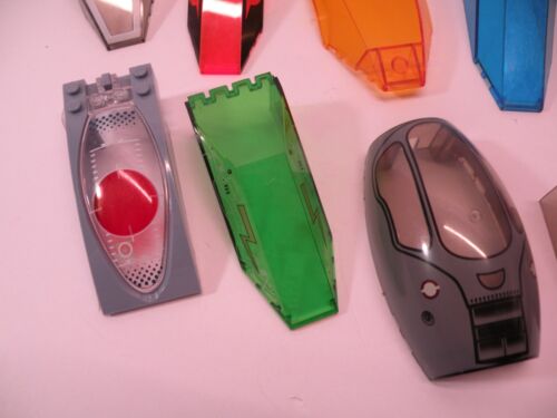 Lot Of 12 LEGO Translucent Windshield Windscreen Canopy Clear Blue Green B+ - Picture 3 of 5
