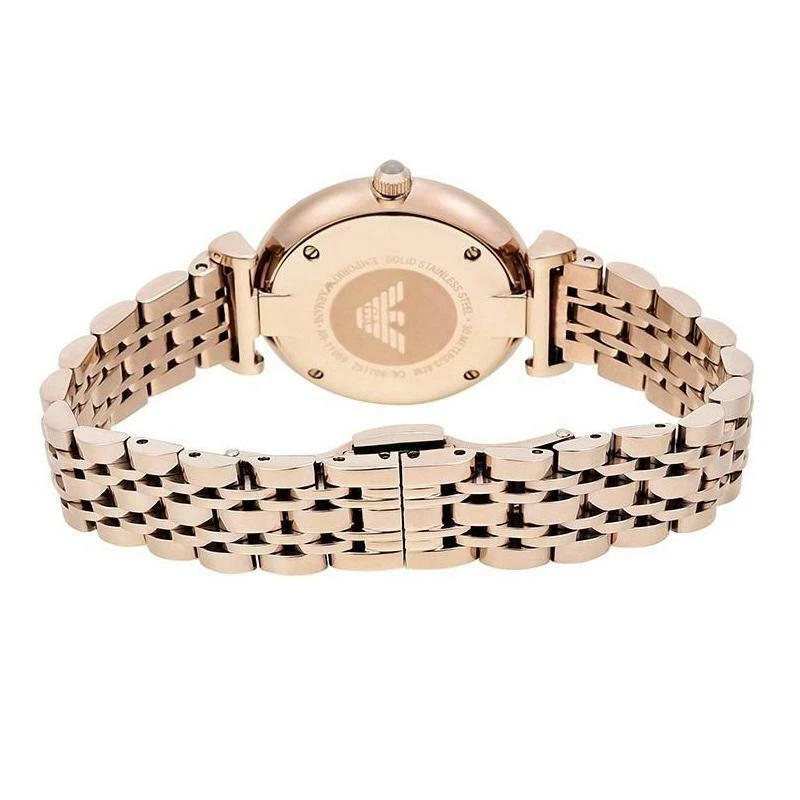 BRAND NEW WOMENS EMPORIO AMARNI AR11059 T BAR BARCELET ROSE GOLD TONE WATCH