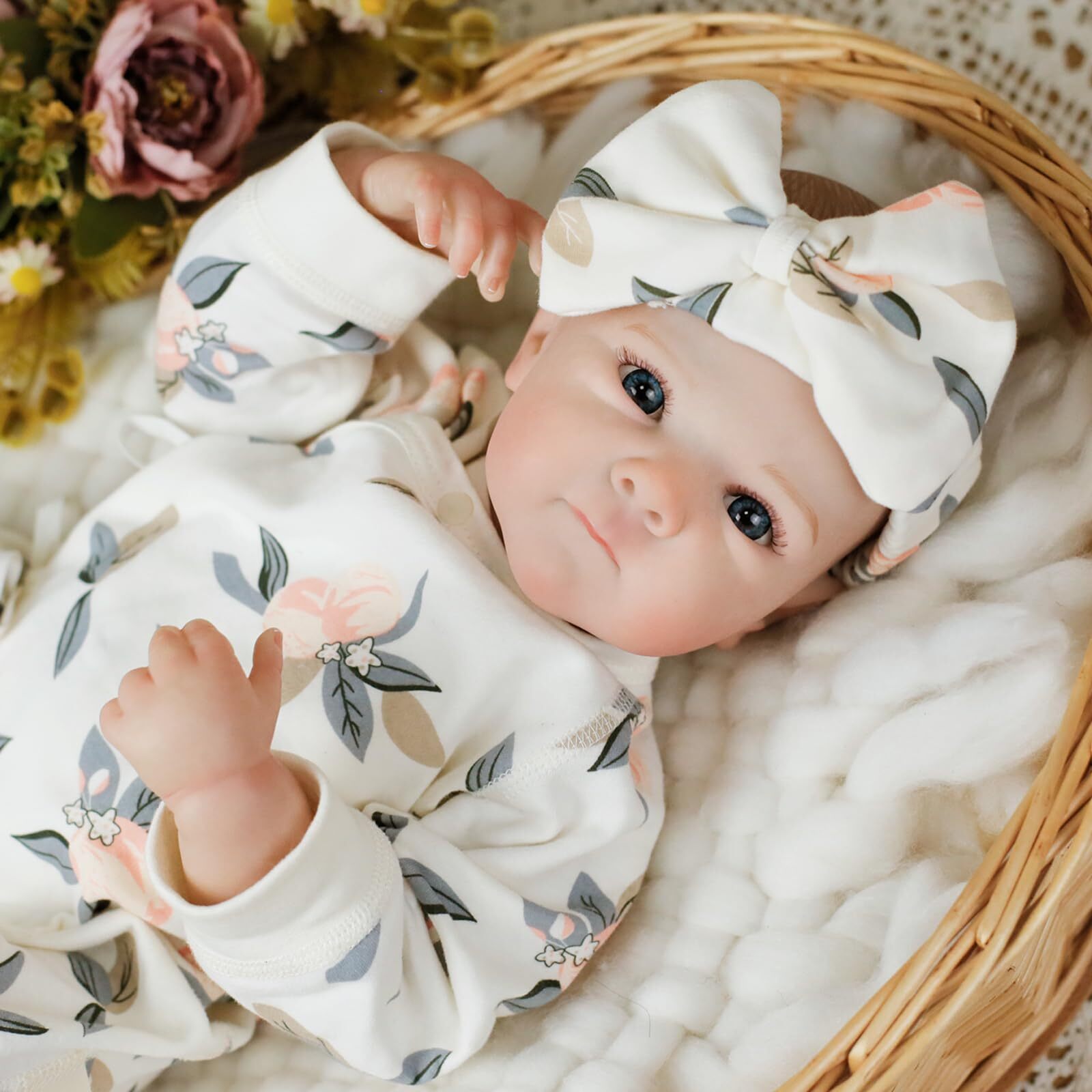 20Inch Realistic Reborn Baby Doll Soft Vinyl Lifelike Newborn