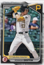 Konnor Griffin 2024 Bowman Draft 1st Prospect Paper Base #BD-22 Pirates