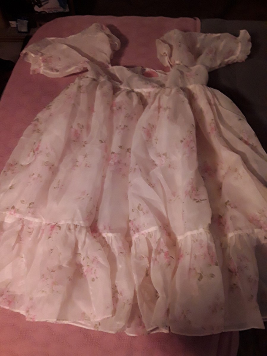 Selkie The French Puff Dress The Summer Home French Midi Pink Size 2X | eBay
