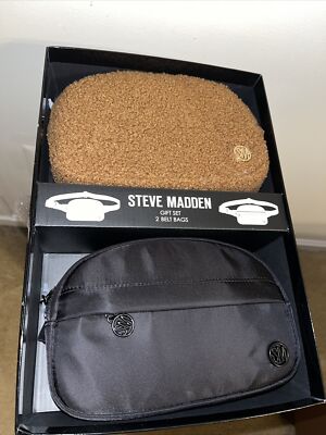 New Steve Madden Two Belt  Gift box EVELYN Charm Box Gift Set Celery Women main image 2