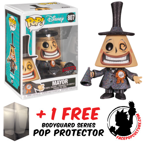 Funko Pop Vinyl Nightmare Before Christmas Mayor Diamond Glitter #807 Exclusive