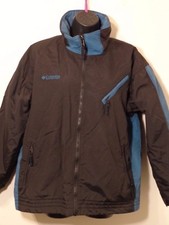 Columbia Jacket Youth Boy L Black/Blue Insulated Waterproof Youth
