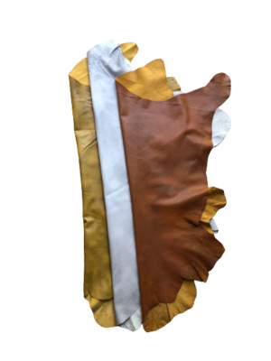 NO HOLES Premium Quality Crazy Horse Veg Tan Crafting Whole Nappa Soft Sheephide