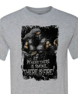 Mortal Kombat - Smoke T shirt - Super soft men's, women's,unisex graphic Shirt
