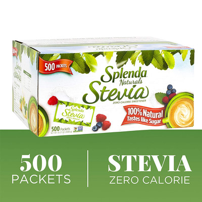 Splenda Naturals Stevia Sweetener Packets 500 Ct Zero Calorie Stevia 100 No 722776001875 Ebay