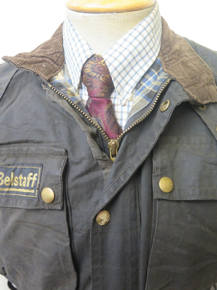 1970's Belstaff Trialmaster Professional Motorcycle Waxed Jacket S