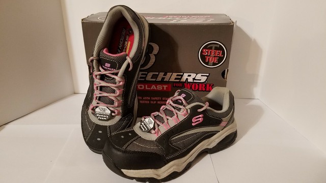 skechers steel toe memory foam