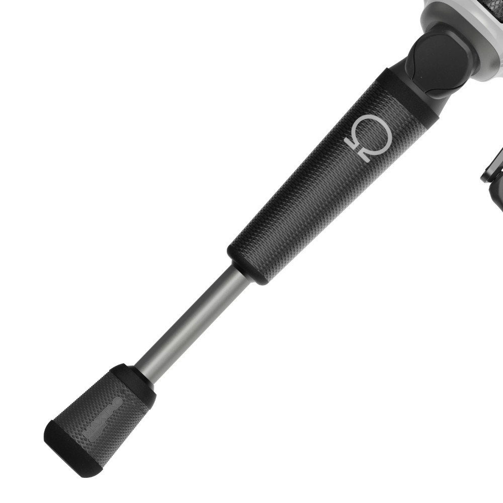 Zebco Omega Spincast Reel and Fishing Rod Combo, Silver