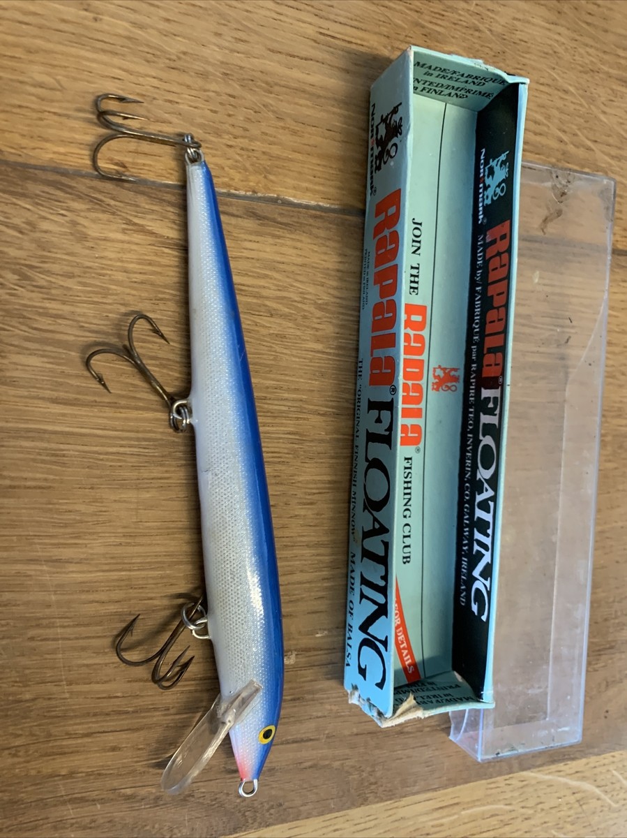 Rapala Original Floating 18 B Blue Finland Made F18 very rare