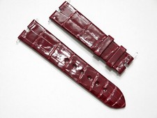 Van Cleef & Arpels Dark Red Alligator Strap F...
