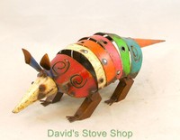 Recycled Metal Yard Folk Art 17 Long Colorful Armadillo Sculpture Mi450a 5 Recycled Metal Yard Folk Art 17 Long Colorful Armadillo Sculpture Mi450a 5