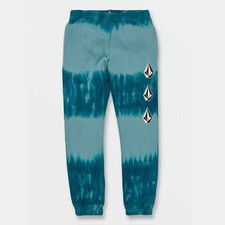 Brand New Boys Volcom Iconic Stone Fleece Pants Coastal Blue M 10-12