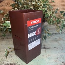 Timco - Post Extender - Quick Fit - Oxide Red (Size 75mm - 1 Each)
