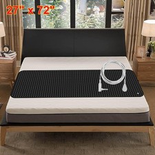 Therapy EMF Grounding Mats Conductive Carbon Leatherette Pad for Better Sleep