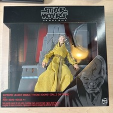 STAR WARS BLACK SERIES SUPREME LEADER SNOKE  THRONE ROOM  6  ACTION FIGURE  NEW