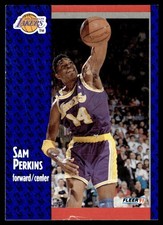 1991-92 Fleer Sam Perkins Los Angeles Lakers #101
