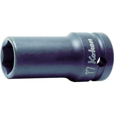 Koken 1/2 (12.7 mm) SQ. Impact Hexagon Semi-Deep Socket (Thin Wall) 16 mm 14301X