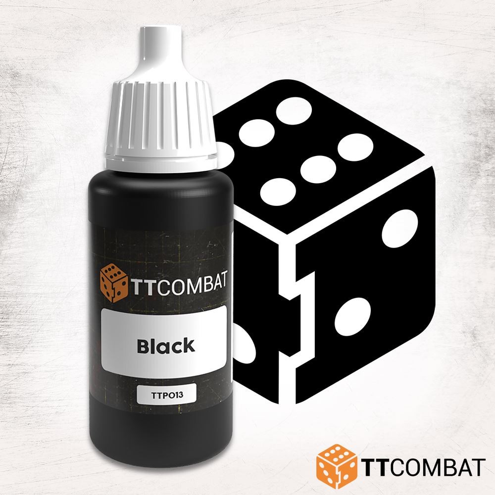 TTCombat 17ml Acrylic Paint - Black