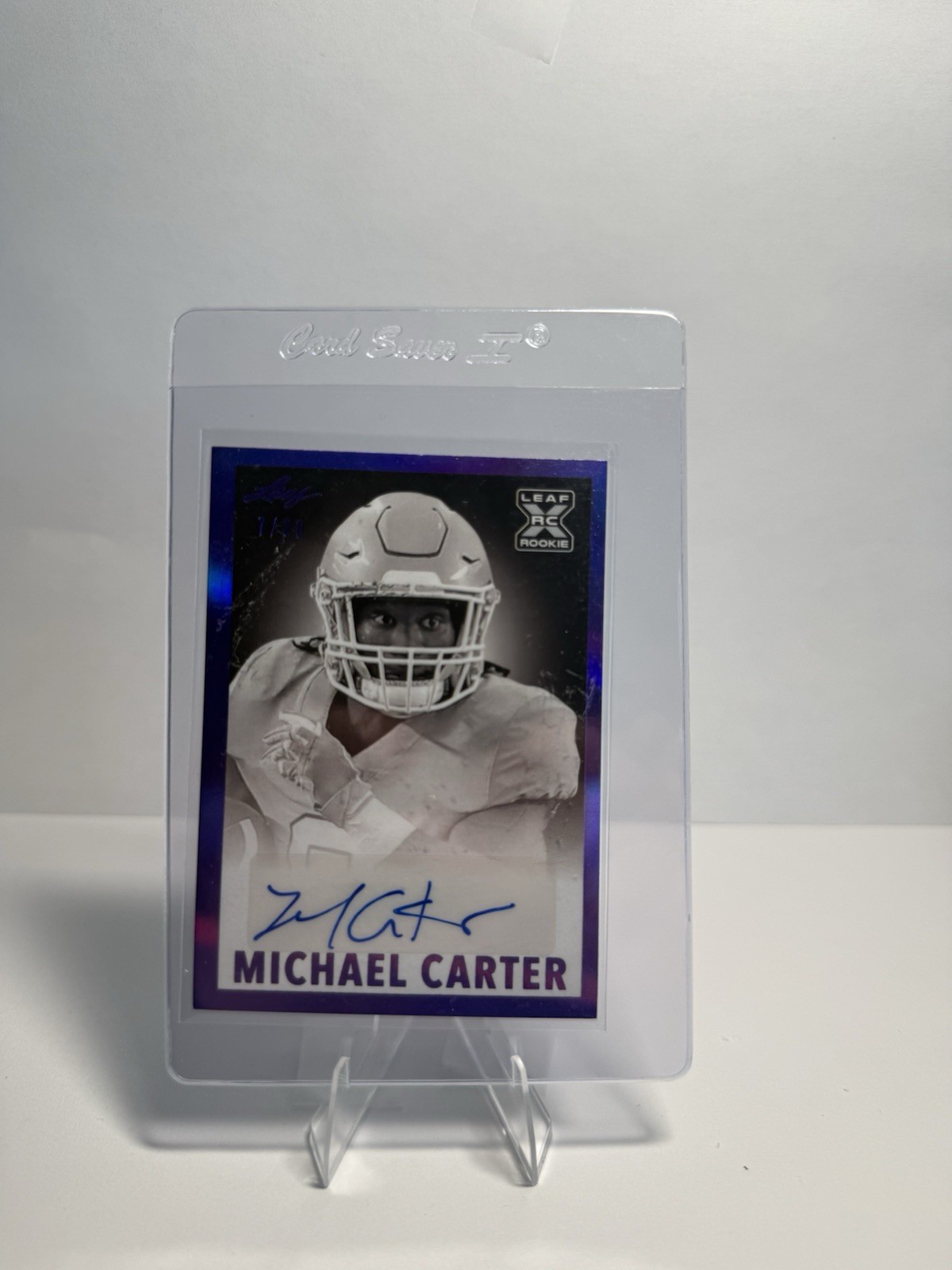 Michael Carter Leaf Memories 1960 Autographs #BWMC1 Base