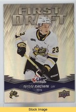 2023-24 Upper Deck CHL First Draft Ryan Brown #FD-19 READ dz4