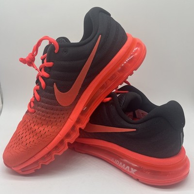 NEW Nike Air Max 2017 Bright Crimson Sneakers Mens Size 10.5-12 849559-600