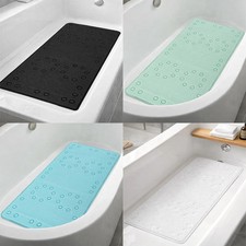 36"x17" Tub Mat Non-Slip Foam Bathtub Shower Mat With Suction Cups