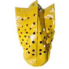 E-Z Clean Chummer Fishing Chum Bag Neoprene Coated Nylon Size 12"x22" Yellow NEW