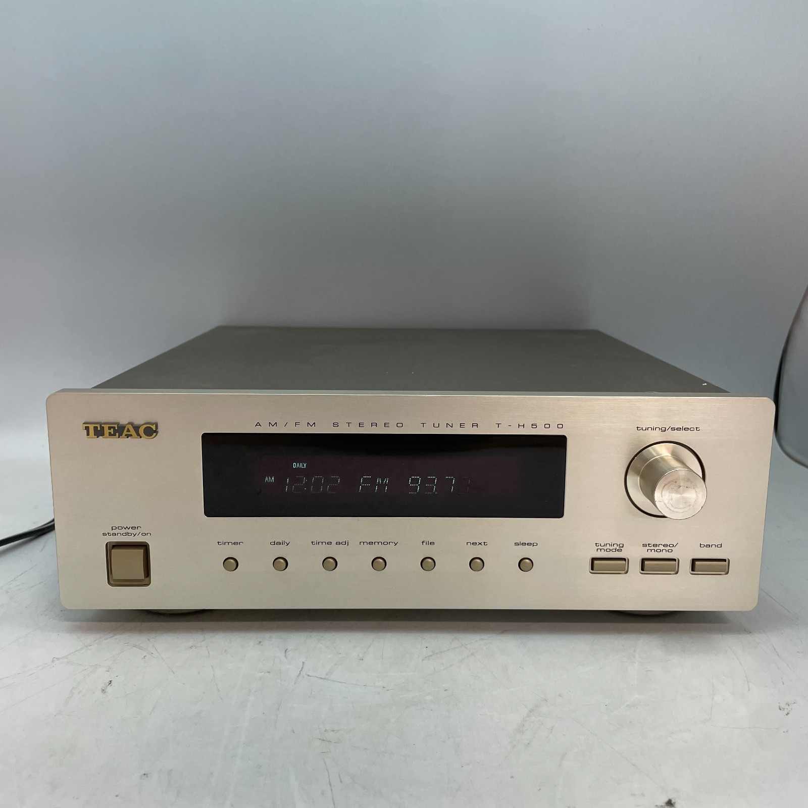 TEAC T-H500 Stereo AM/FM Separate Tuner TESTED WORKS AND SOU