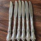Sterling Silver Flatware - Wallace Royal Rose Regular Knife Set Of 6