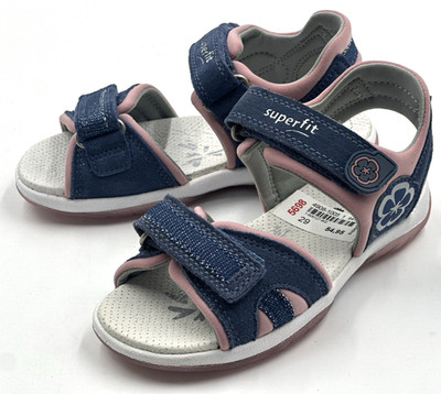 Superfit SUNNY Blau Gr. 29 Kinder Mädchen Leder Sandalen UVP: 59,95  (6697)