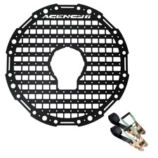 Agency 6 Spare Tire Grid Textured Powder Coat Finish Fits 32-40 Inch Tires