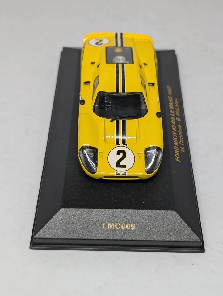 Modelos IXO escala 1:43 Ford MK IV #2 4th Le Mans 1967 M. Donahue / B. McLaren Foto 3 de 4