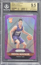 2015-16 PANINI PRIZM PRIZMS PURPLE #308 DEVIN BOOKER BGS 9.5