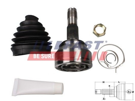 Fits FAST FT25078K Joint Kit, drive shaft  ⭐UK Stock⭐
