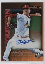 2020 Bowman Platinum Wal-Mart Top Prospects Orange /25 Zack Thompson Auto 0t2