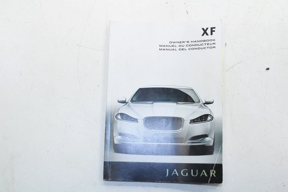 Jaguar XF 2012 juego de manual del propietario con estuche R68767 Foto 2 de 4