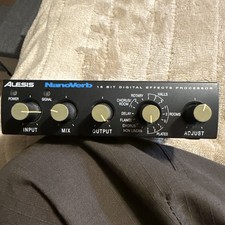 Alesis Nanoverb 18-Bit Digital Effects FX Processor NO Power Adapter