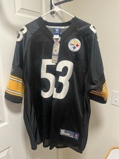 Reebok Pittsburgh Steelers Maurkice Pouncey NFL Jersey Size 52 Black