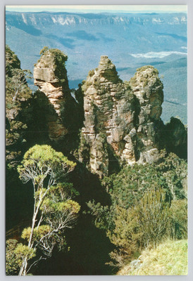 Postcard Three Sisters Blue Mountains Australia Post Pre-Stamped Series III 1981